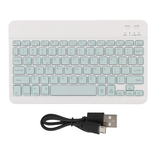 (Light Green) Bluetooth-Tastatur mit Hintergrundbeleuchtung Grün