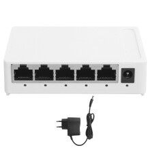 5-Port Gigabit Ethernet Switch RJ45 10/100/1000Mbps
