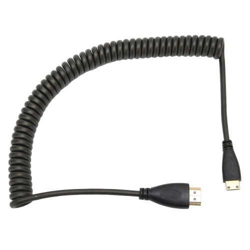 HDMI A auf HDMI C Adapter Kabel gerade Feder 1
