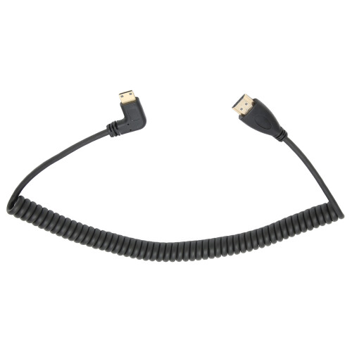 HDMI A auf HDMI C Federkabel rechts gebogen 1