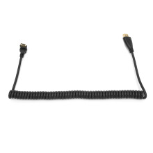 HDMI A auf HDMI C Adapter Kabel links gebogen