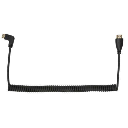 HDMI A auf HDMI C Federkabel rechts gebogen