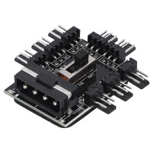 PC-Lüfter-Hub Splitter 8-fach Geschwindigkeitsregler