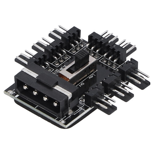 PC-Lüfter-Hub Splitter 8-fach Geschwindigkeitsregler