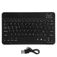 (Black Russian) Kabellose Bluetooth-Tastatur 10 Zoll RGB-Hintergrundbeleuchtung Tablet