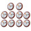 10Pcs Wireless Pager System for Restaurant 433.92MHz DC6V 3