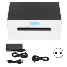 (UK Plug) 160mm/s Hochauflösender Thermodrucker EU-Stecker Dauerdruck