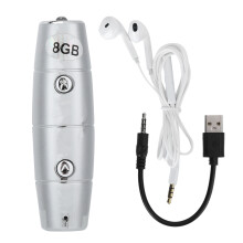 D8 8GB Sprachsteuerung Taschenlampe Recorder mit Fernbereich