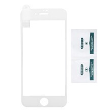 (Black) HD Glas-Schutzfolie für iPhone 7 Weiß