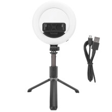 L07 Bluetooth-Selfie-Stick 5-Zoll-Ringlicht-Stativ für Live