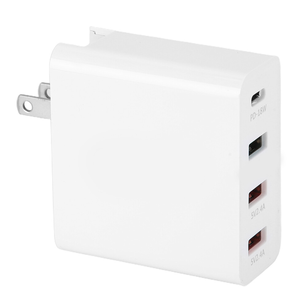 48W 4-Port Fast Charging Usb Pd18w Qc3.0 Smart Charger 609610629740