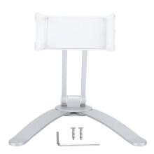 (white) 2-in-1 Küchenhalterung Aluminium Weiß