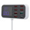 8-Port USB Schnellladestation mit Digitalanzeige 4