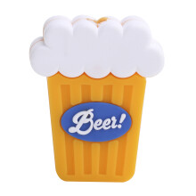 (White) Cartoon Handy-USB-Kabelschutz Gelb