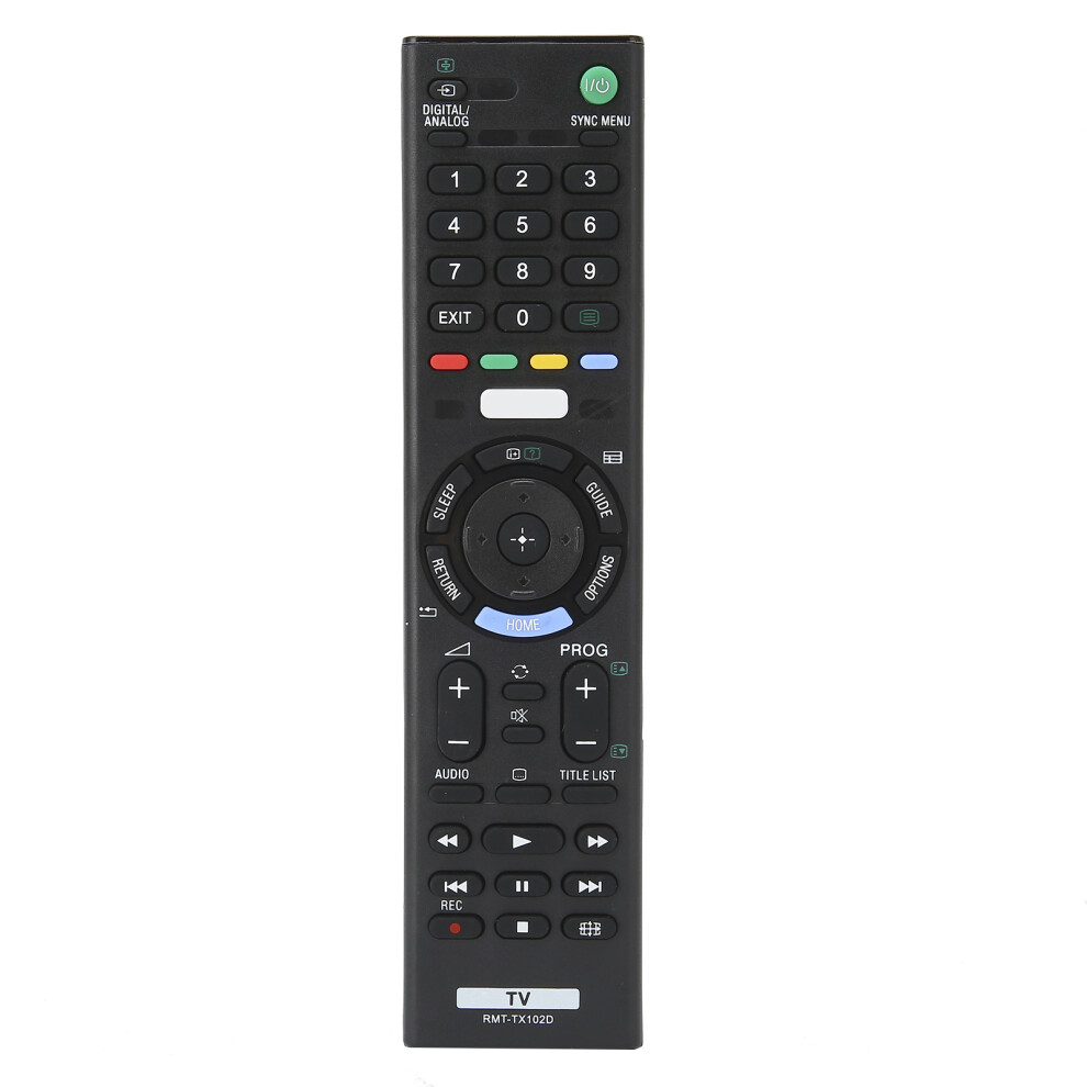 Remote Controller Replacement For Sony Tv Rmt-Tx100d Tx101j Tx102u 609610616894