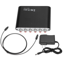 (US Plug) AY42A DTS 5.1 Metall Audio Decoder SPDIF Koaxial RCA