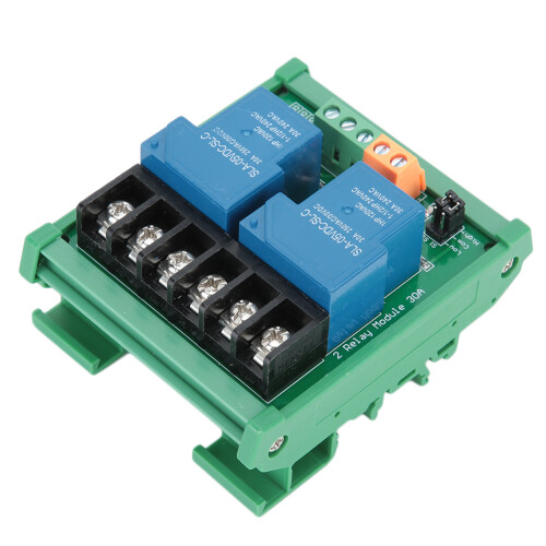 2-Kanal 30A 5V Relaismodul Optokoppler Isolation High/Low Trigger 1