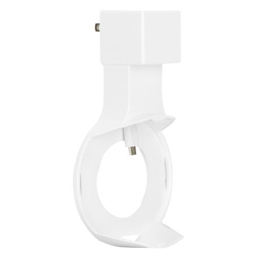 (Black) Speaker Wall Mount with Charging Cable for Dot 2nd Gen 100-240V