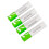 4Pcs USB AAA Rechargeable Battery 750mAh with Charging Cable 4