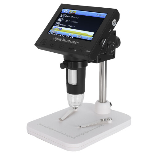 4,3 Zoll DM4 1000X 2MP USB-Mikroskop mit 8 LCD 1