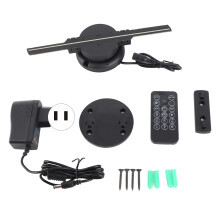 (US Plug) 100-240V Z023 Holographic 3D LED Projector with Fan US Plug