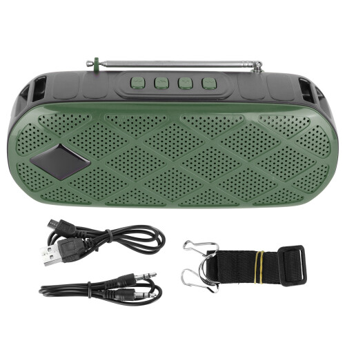 (Green) Bluetooth-Lautsprecher Solar Tragbar Taschenlampe