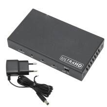 (UK Plug) HD Multimedia-Splitter 1 auf 2, 4Kx2K 60Hz, EU-Stecker