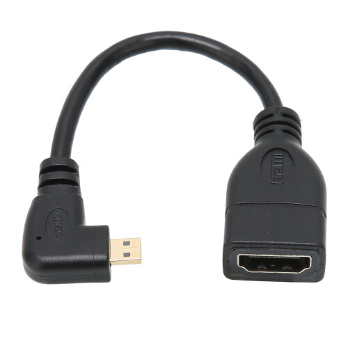 HD-Multimedia-Adapterkabel 90 Stecker auf Buchse 2