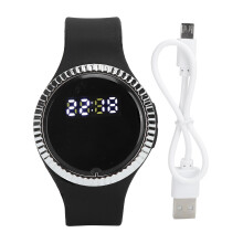 (Black) Ultraschall-Moskito-Vertreiber Uhr Schwarz