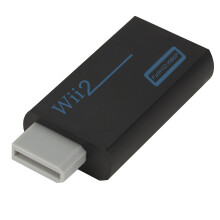 (Black) HDMI-Konverter 1080P Hochgeschwindigkeit für Wii