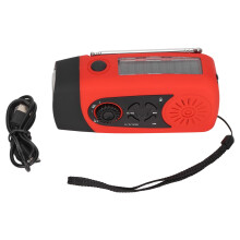 (European Model) Kurbel-Solarradio mit Taschenlampe für Outdoor Camping