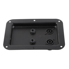 4 Core Speaker Junction Box Dual 6.35 Plug for Stage Sound Studio