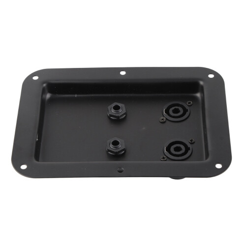 4 Core Speaker Junction Box Dual 6.35 Plug for Stage Sound Studio