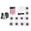 (US Plug) Restaurant-Pagersystem 10 Pager + 1 Tastenfeld US-Stecker 1