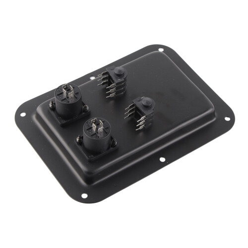 4 Core Speaker Junction Box Dual 6.35 Plug for Stage Sound Studio 2