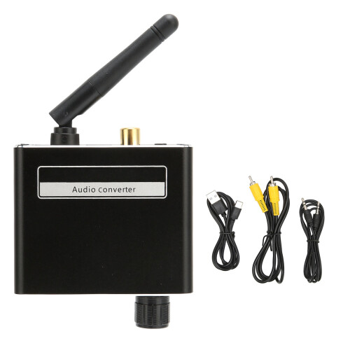 Digital-Analog-Wandler Koaxial-zu-RCA 3.5mm DAC Bluetooth