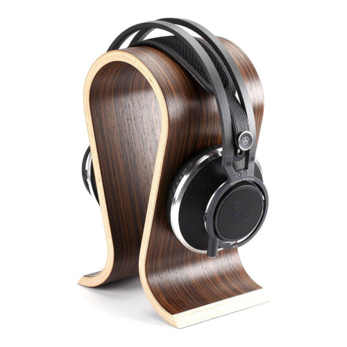 (Walnutcolor) 2pcs Wooden Headset Stand Walnut Holder