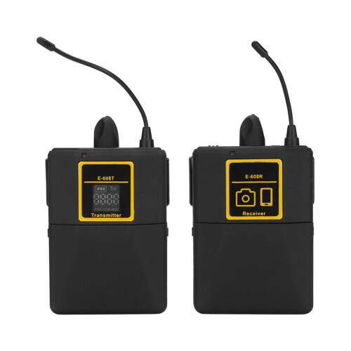 Wireless Lavalier Mic Noise Canceling 164ft Range Lapel Mic System 1