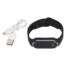 (Black) LED-Ultraschall-Moskito-Armband Uhr Schwarz