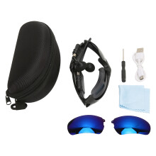 (Standard Version and Tea Coloured Lenses) Bluetooth-Smartbrille mit Polarisationsfilter für Auto & Rad