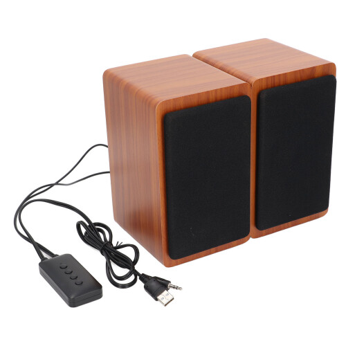 (Walnut) PC-Lautsprecher USB Mini Bluetooth Desktop Subwoofer