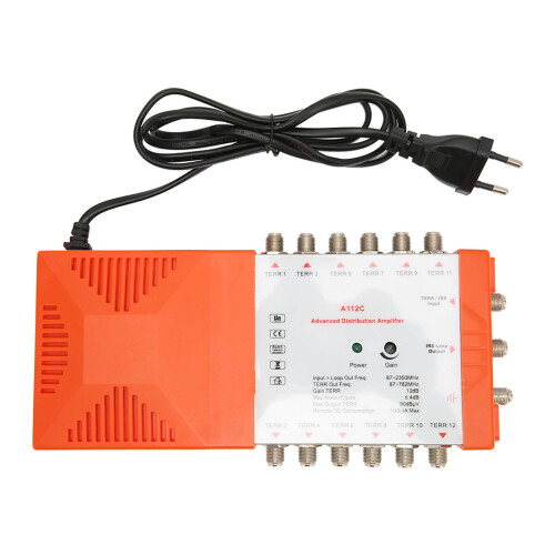 12 Channel Distribution Amplifier A112C LTE Filter 12 Way Splitter