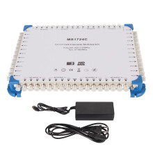 (EU Plug) 17x17x24 Cascade Multiswitch Satellite Switch 100-240V EU