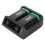 Fast Charge Controller Battery Pack for Xbox 2650mAh 2pcs with Charger 4