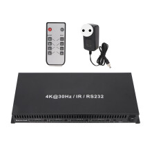 (EU Plug) HD-Matrixschalter 4x4, 4K30Hz, RS232-Splitter