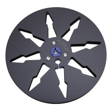 (Gold) Empty Tape Reel 1/4 7 Inch Aluminum Recording Black