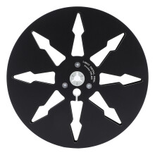 (Black) Leere Tonbandspule 1/4 Zoll 7 Zoll 8-Loch Aluminium Offene Spule