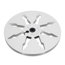 (Gold) 1/4" 7" Leere Tonbandspule 8 Löcher Aluminium offen