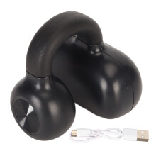 (White) Bluetooth Sport-Kopfhörer mit Clip & Noise-Cancelling