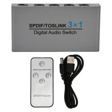 SPDIF-zu-Toslink-Optik-Sound-Switch 3in1 Fernbedienung PS5 Xbox